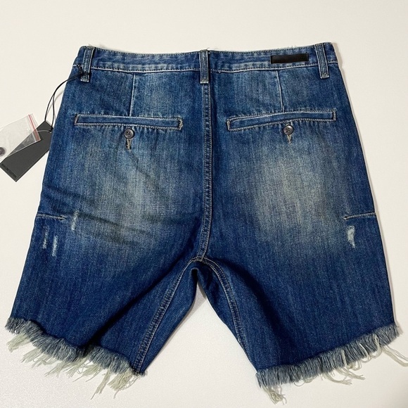 NEW! ONE TEASPOON MAN MR PINKs DISTRESSED DENIM SHORTS Relaxed Fit S… - Picture 9 of 13